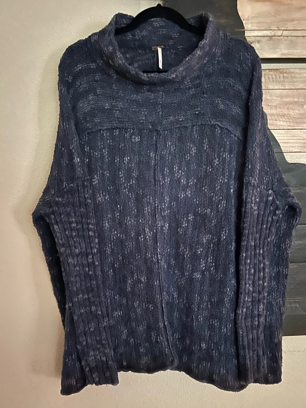 Free People Oversized Cowl Neck Tunic Sweater